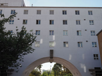 Low angle view of building against sky