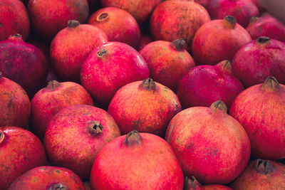 Detail shot of pomegranates