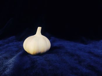 Close-up of apple against black background