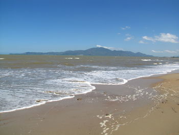 Scenic view of beach