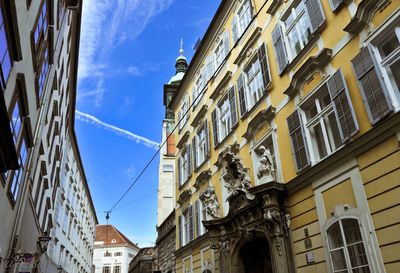 Low angle view of building against sky