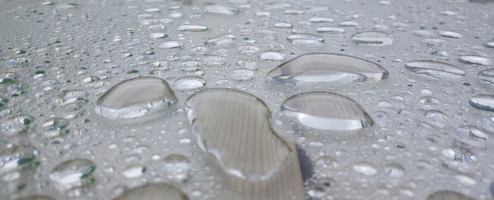 Close-up of bubbles in water