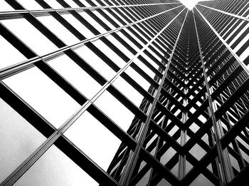 Low angle view of modern building