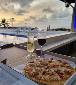 Close-up of food on table