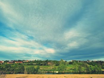 Scenic view of landscape against sky