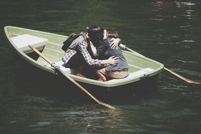 Boat in sea