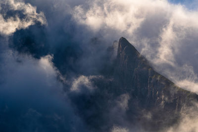 Low angle view of clouds in sky