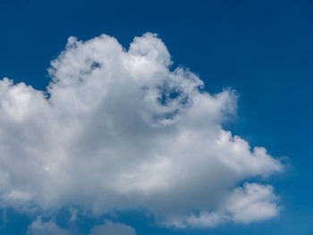 Low angle view of clouds in sky