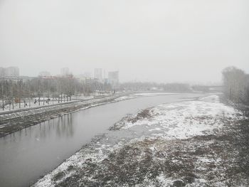 View of river against sky