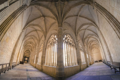 Corridor of historic building