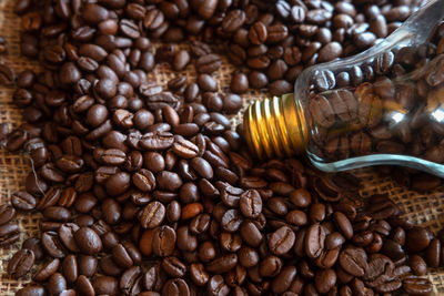 Close-up of coffee beans