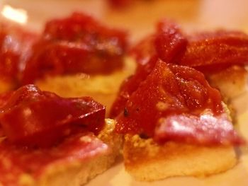 Close-up of ice cream