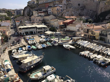 The vallon des auffes is a little traditional fishing haven in the endoume neighborhood of marseille