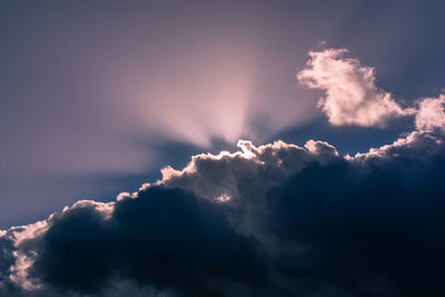 Scenic view of clouds in sky