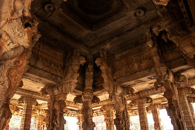 Low angle view of historical building