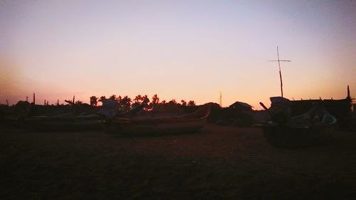 Scenic view of sky at sunset