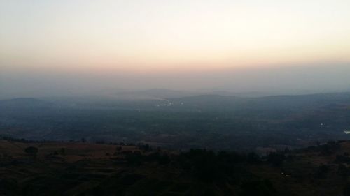 Scenic view of landscape against sky