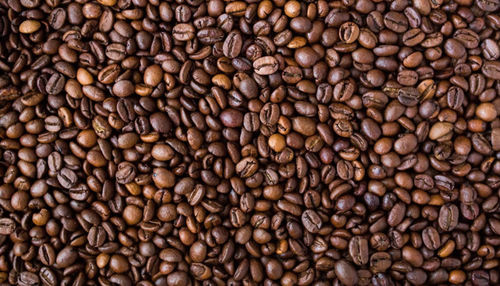 Full frame shot of coffee beans