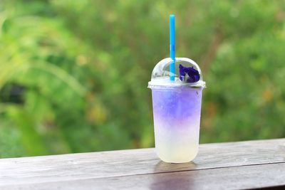 Close-up of drink on table