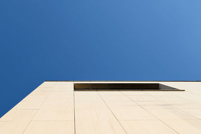 Modern building against blue sky