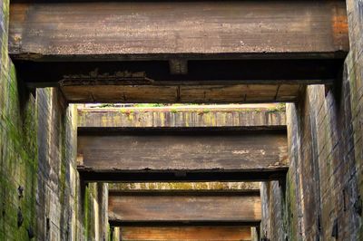 Old wooden door