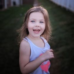 Portrait of a smiling girl