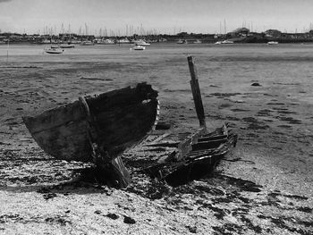 Boats in sea