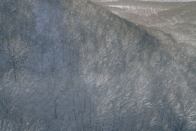 Full frame shot of snow covered land