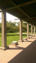 Built structure with trees in background