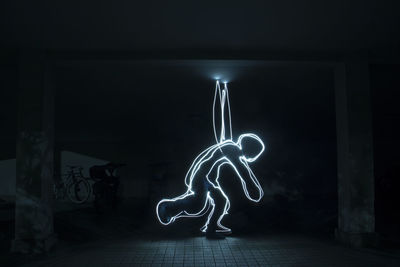 Illuminated lighting equipment