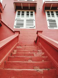 Low angle view of staircase