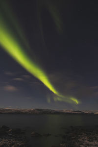 Scenic view of sky at night