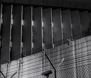 Close-up of metal fence