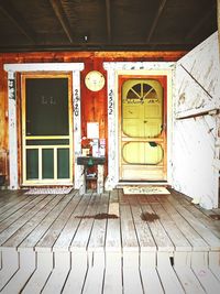 Entrance of old building