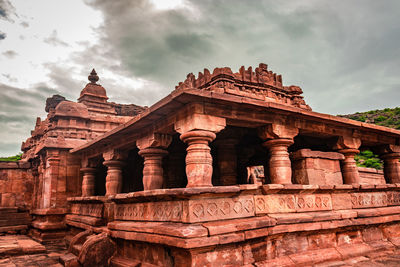 Low angle view of a temple