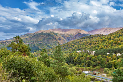 Forested mountains near dilijan, armenia