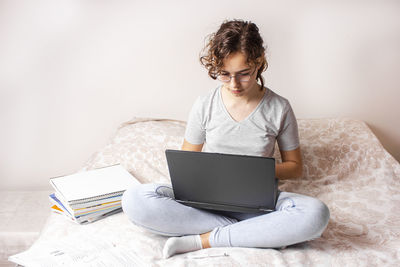 Young woman using mobile phone