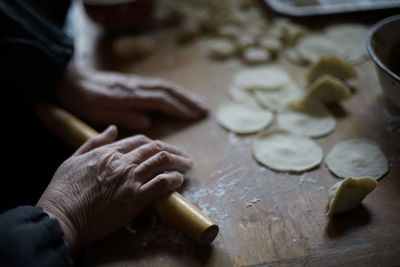 Close-up of human hand
