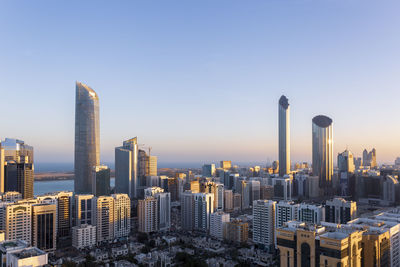 Abu dhabi cityscape view