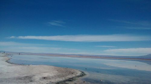 Scenic view of calm sea against sky