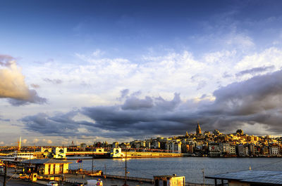 View of a city at waterfront