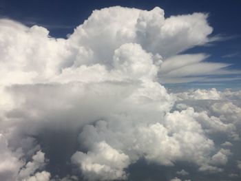 Low angle view of clouds in sky