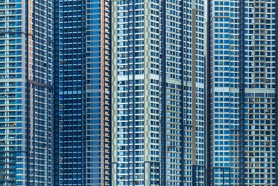 Full frame shot of modern building in city