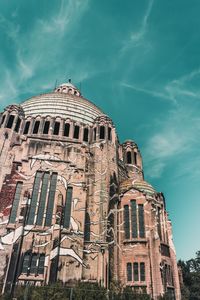 Low angle view of historical building against sky