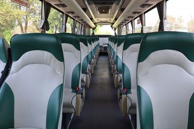 Empty seats in bus