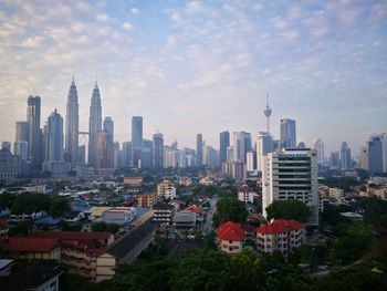 View of cityscape against sky