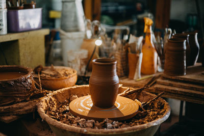 Clay pottery