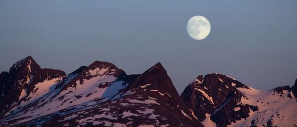Low angle view of mountain range against sky