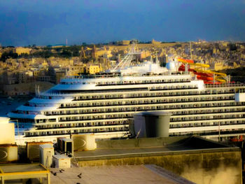 Panoramic view of buildings against sky