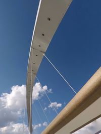 Low angle view of blue sky